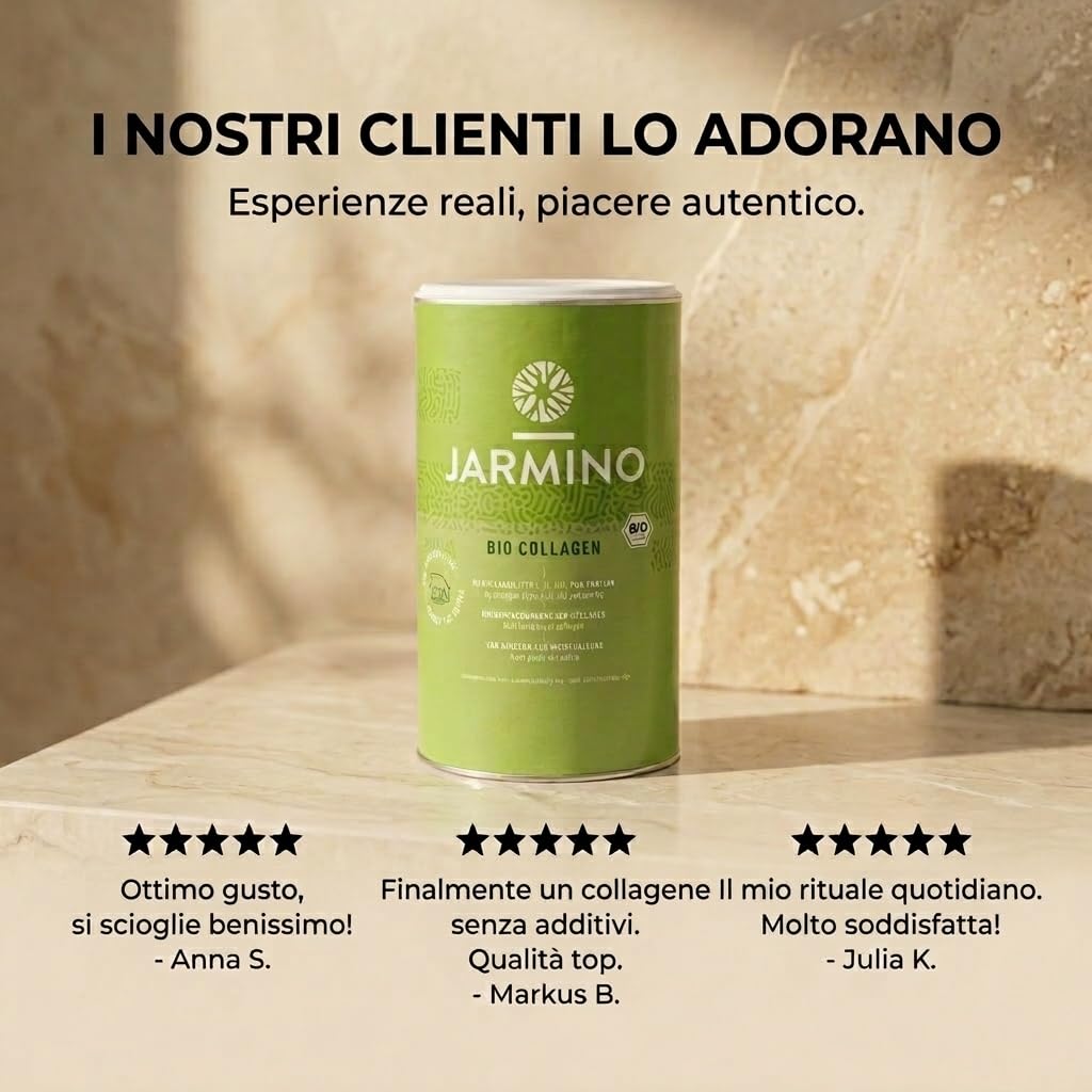 Collagene biologico | Collagene polvere bio | Superiore a peptide de collagene | 300 g