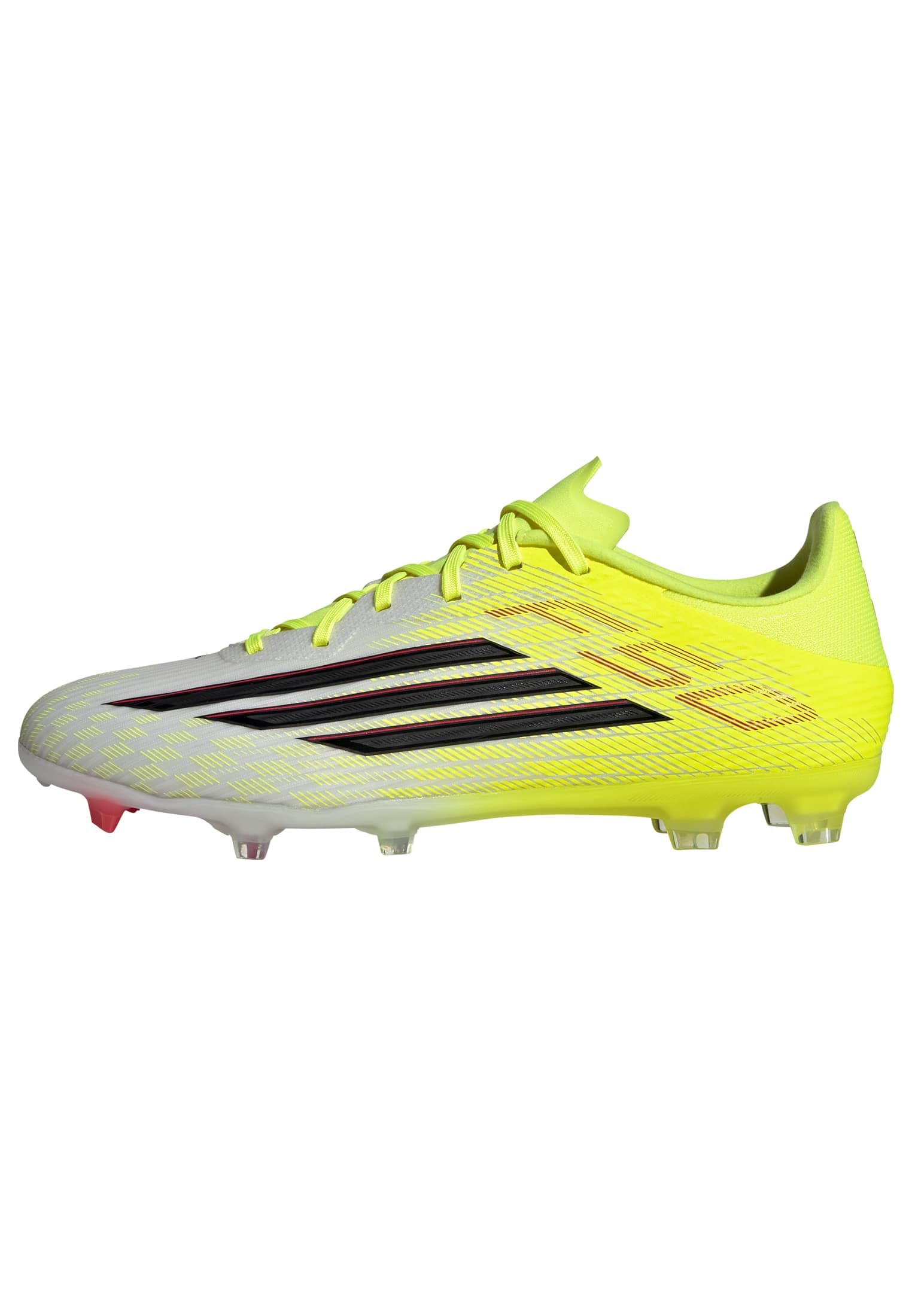 adidas Mixte F50 League Firm Ground/​Multi Ground Football Boots, Team Solar Yellow 2/​Core Black/​Lucid Red, 40 EU