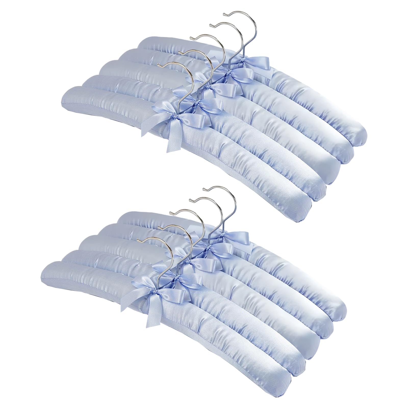 Padded Hangers for Women Clothing Satin Hangers Padded Hanger for Sweaters Non Slip Padded Clothes Hanger