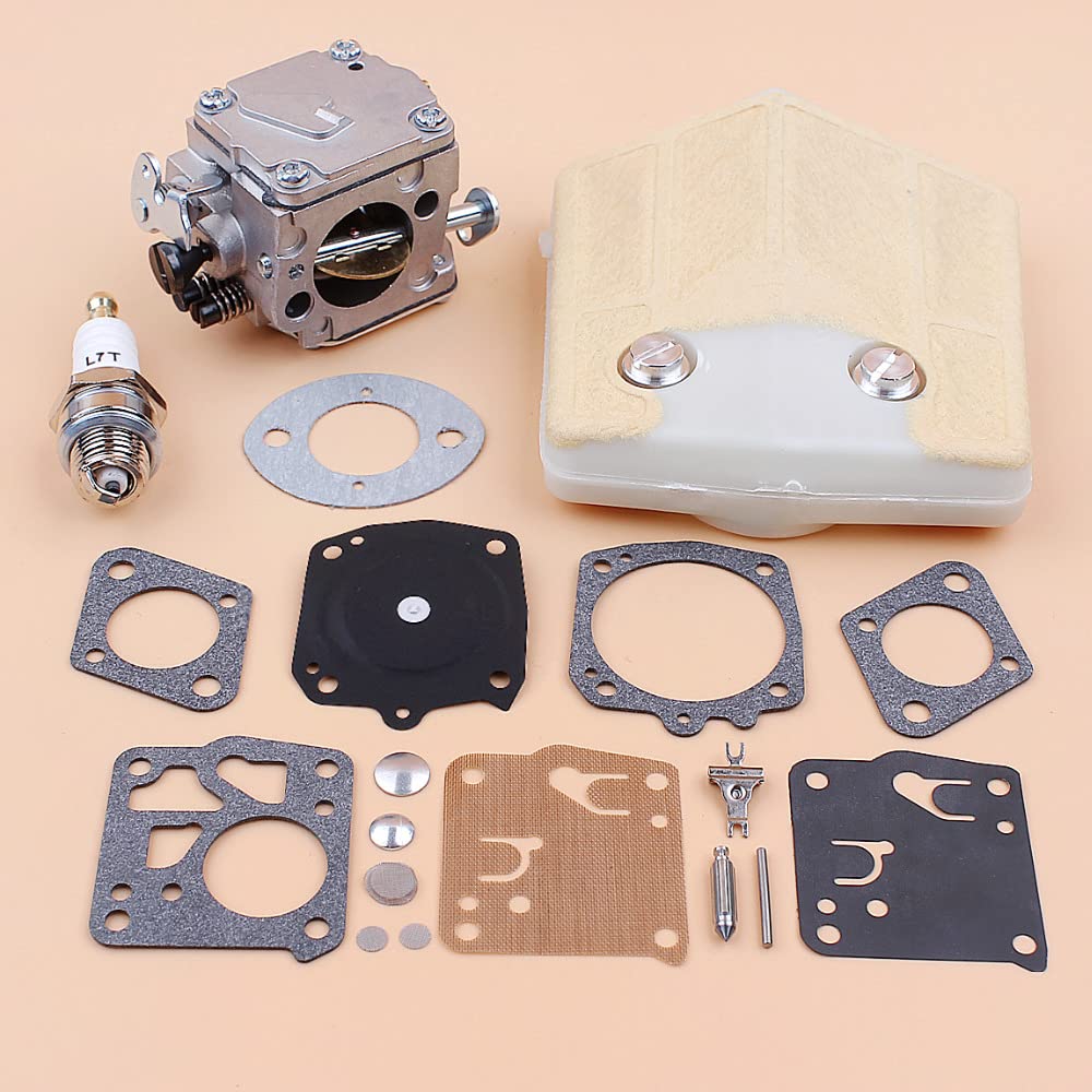 DUNLAP Kit de reparación de diafragma de Filtro de Aire de carburador Compatible con 61 66 181 266 268 272 281 288 Tillotson HS-254B motosierras repuestos
