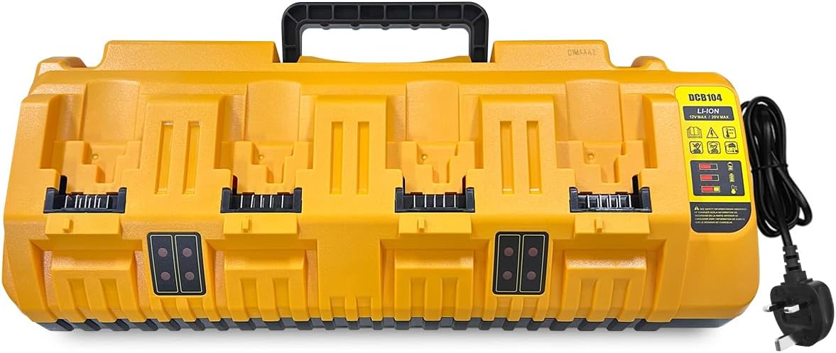 DEWALT Cargador de batería, 20 V cargador rápido Flexvolt (DCB1112