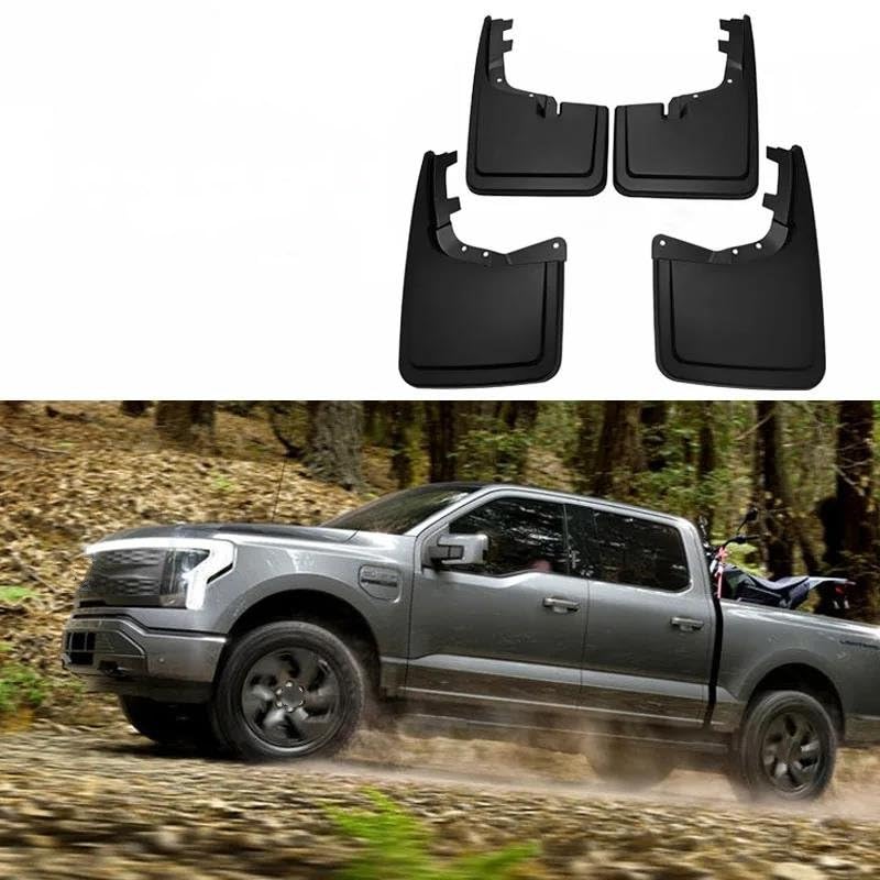 Band Spatlappen Voor Ford Voor F150 Voor F 150 Voor Lightning 2022 2023 2024 Spatborden Spatbord Voor Spatlappen Guard Splash Spatborden Auto Wiel Accessoires Auto Spatlappen