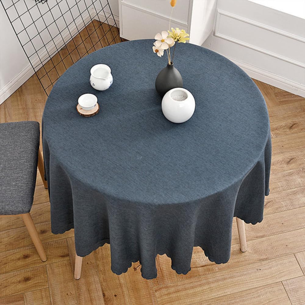 Nappe de table pour hôtel et banquet de mariage en coton lin premium