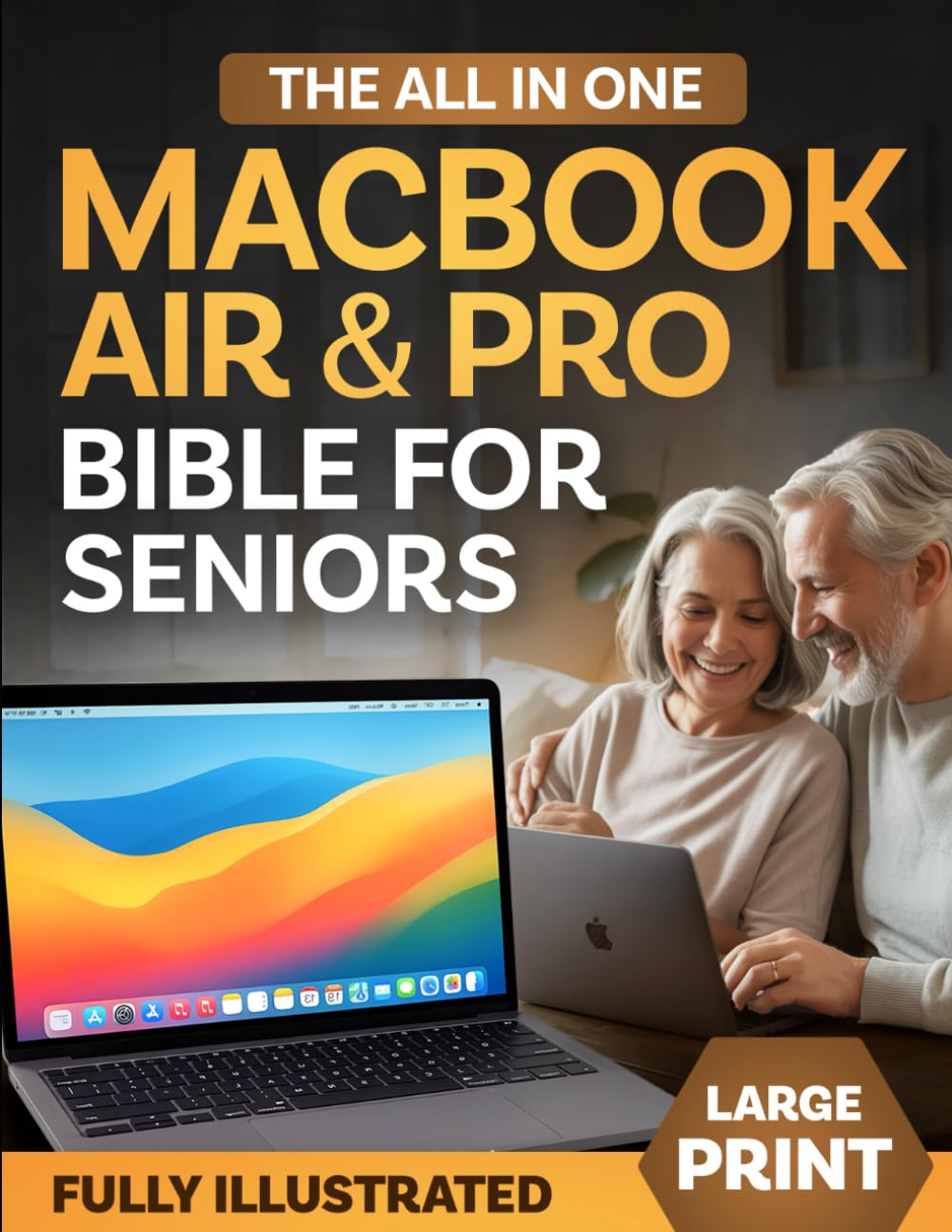 The All-In-One Macbook Air & Pro Bible For Seniors: A Fully Illustrated Step-By-Step Guide to Master macOS and Turn Your Computer into a Simple and