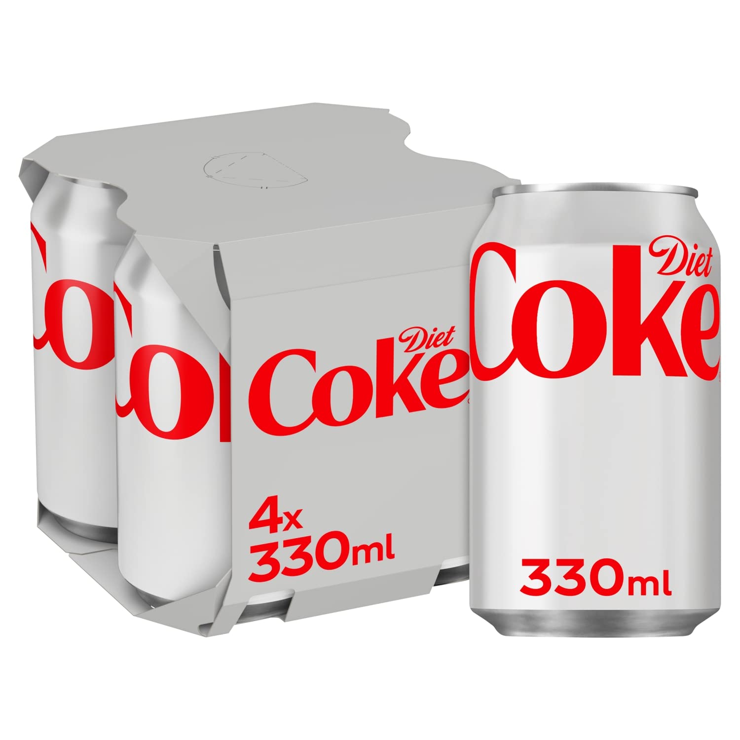 Diet Coke, 4 x 330 ml