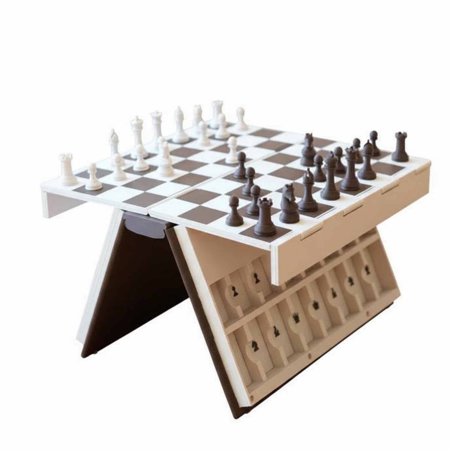 Self-Contained Storage Hangman Board Game Educational Portable Hangman Set Vocabulary Building Book Shaped Game Case Spelling Skills Improvement for Families, Kids, Road Trips, Chess Non-Magnetic-image-35