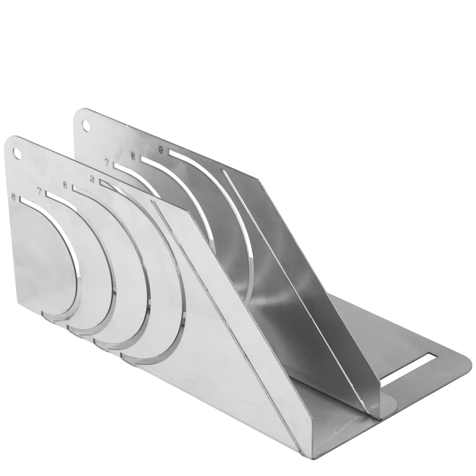 Coupe tube pour isolation en caoutchouc, gabarit de coupe en acier inoxydable de précision 45 degrés, design multi courbes innovant, guide pour isolation de tuyaux, idéal pour un travail précis