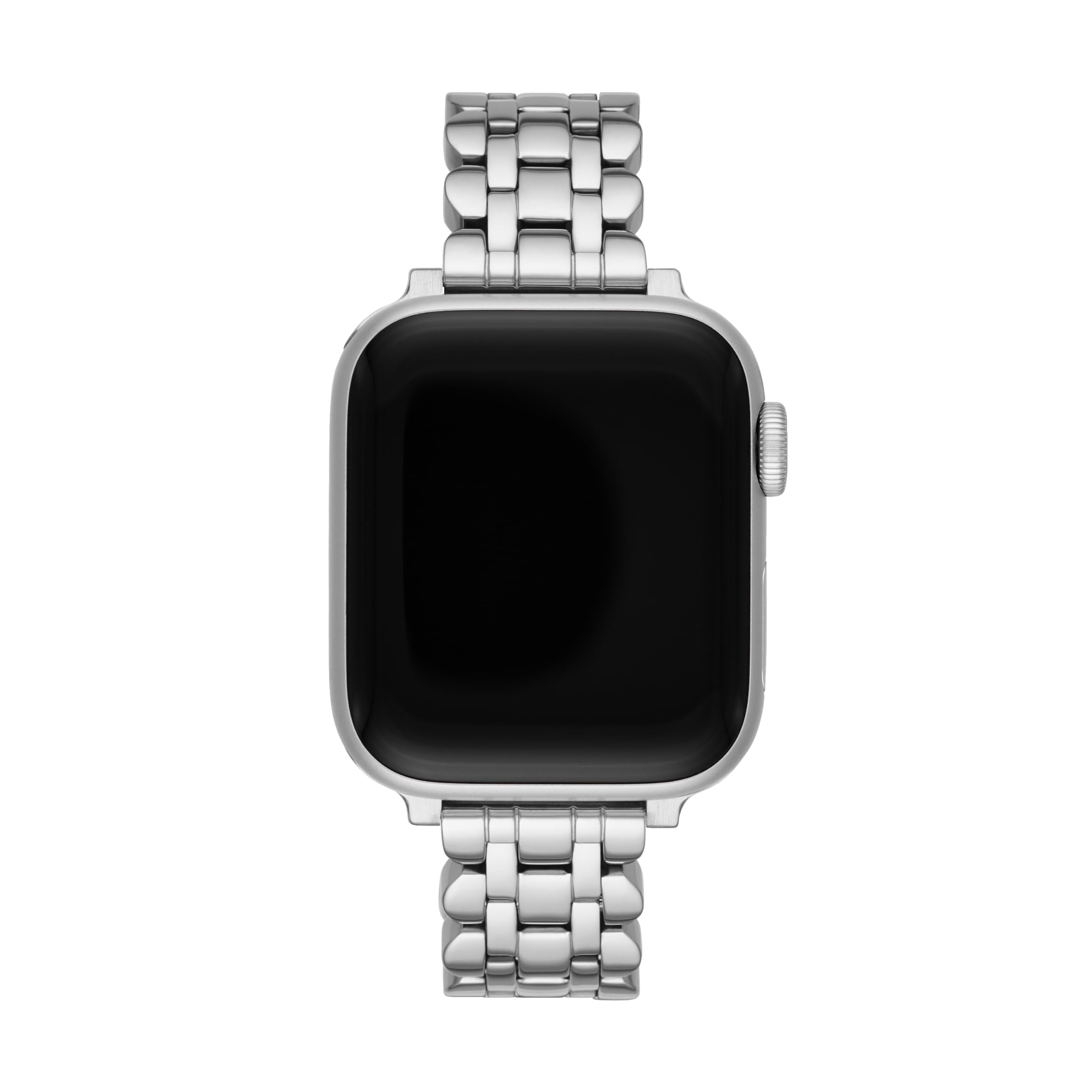 Kate Spade New York Stainless Steel Band for 38/40/41mm Apple Watch Series 1-6, Color: Silver (Model: KSS0068)