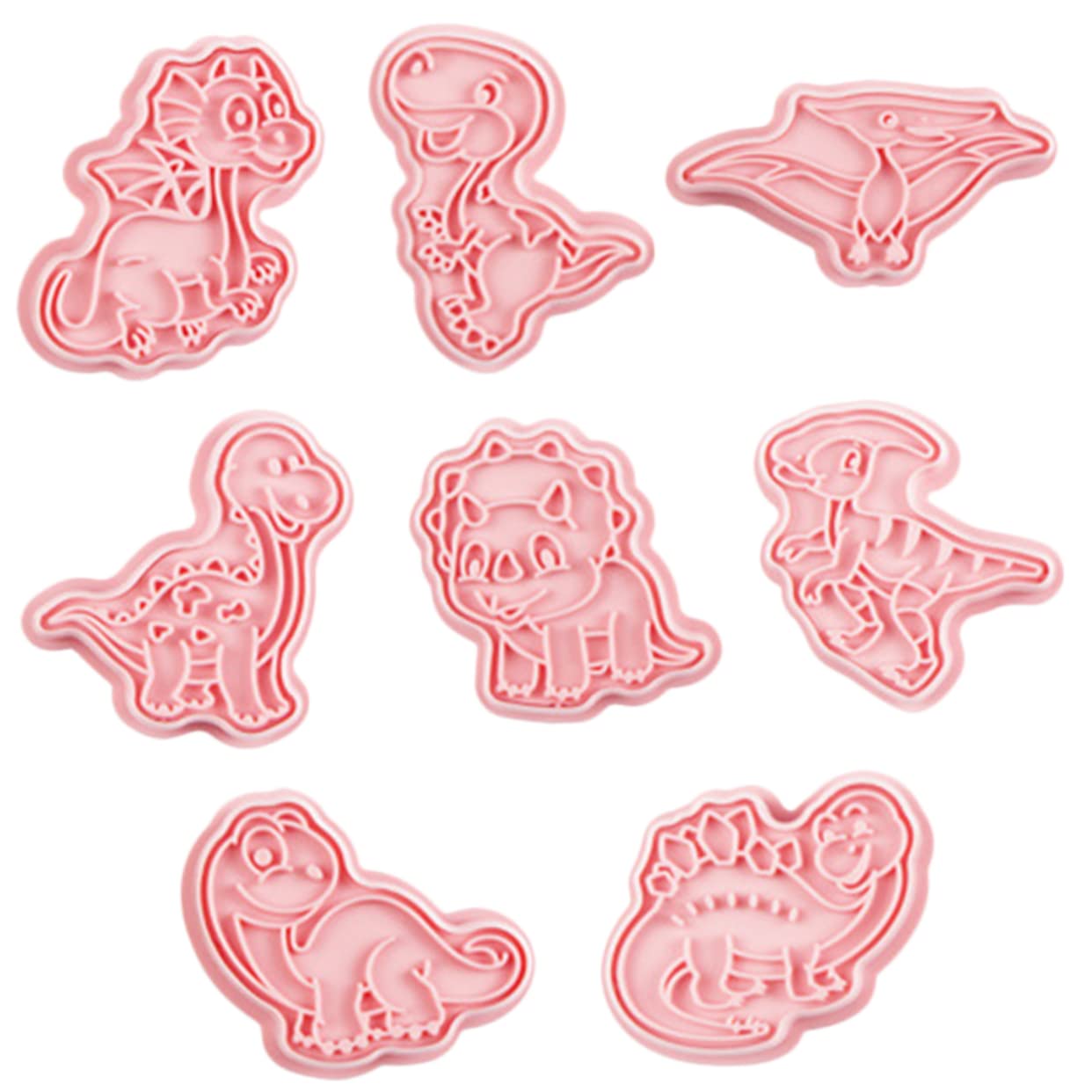 24stücke Teiliges Dinosaurier Ausstecher Für Kekse Lustige Backformen Für Backen Von Plätzchen Kuchen Und Fondant-dekorationen