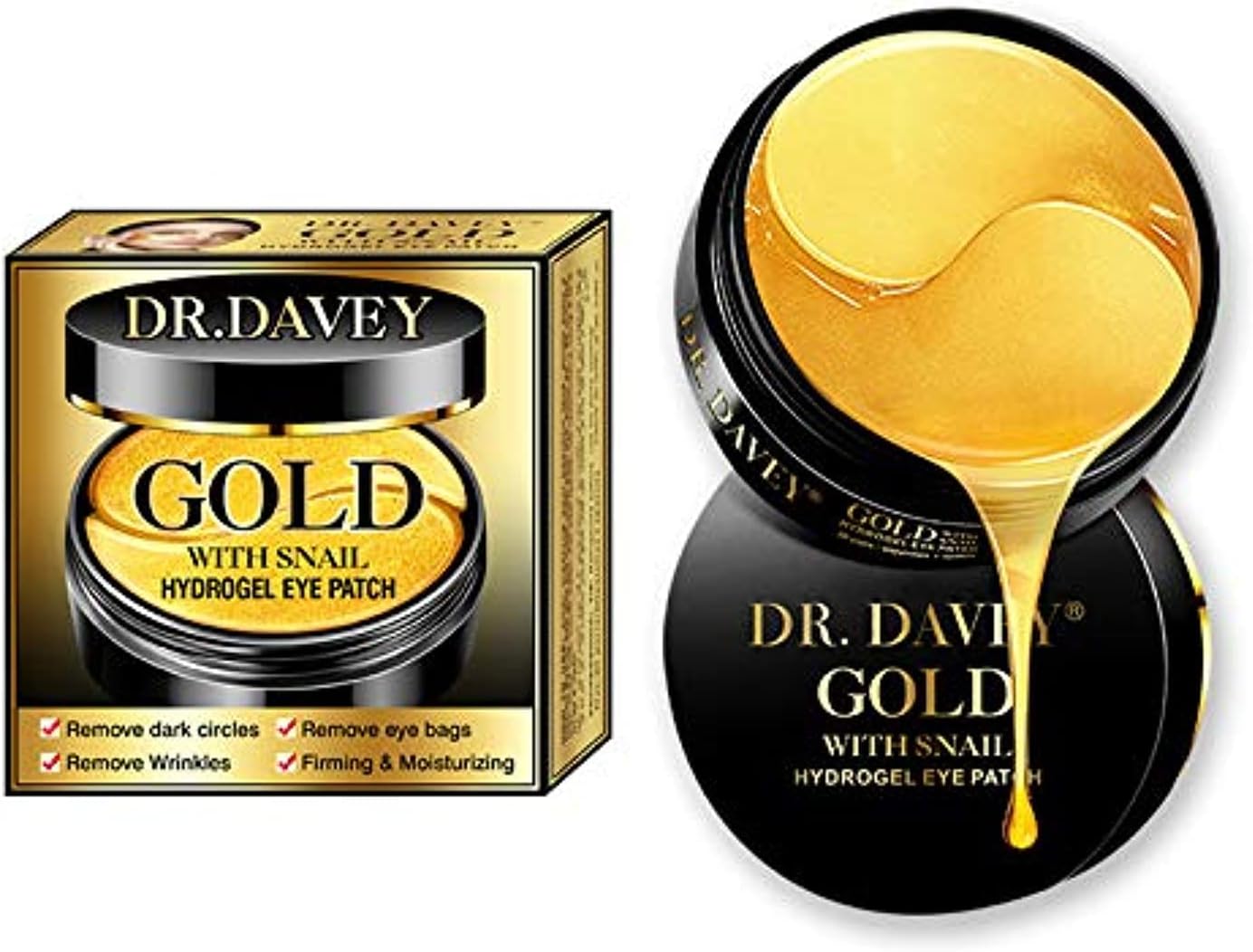 DR. DAVEY Gold with Snail Eye Treatment Masks