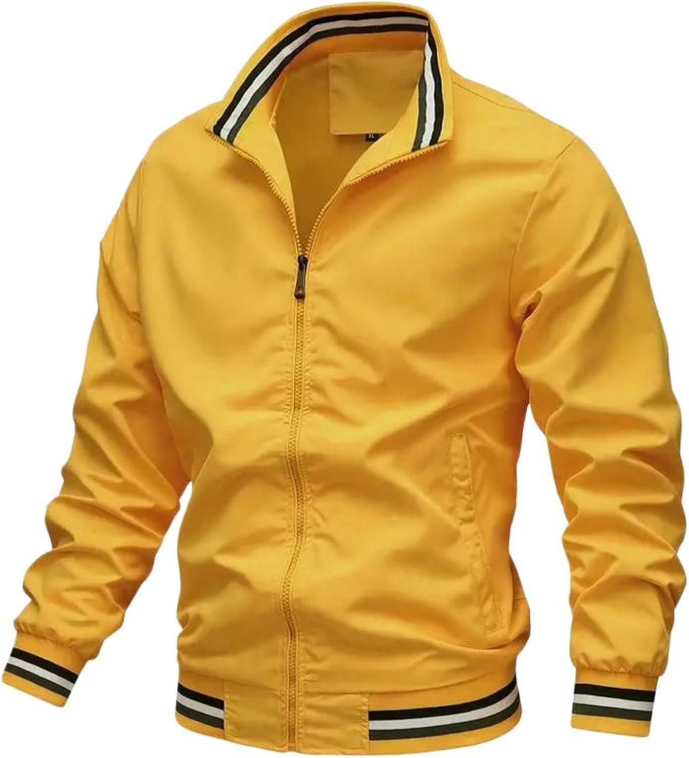 Men’s Spring Autumn Sport Color Casual Jacket Outerwear