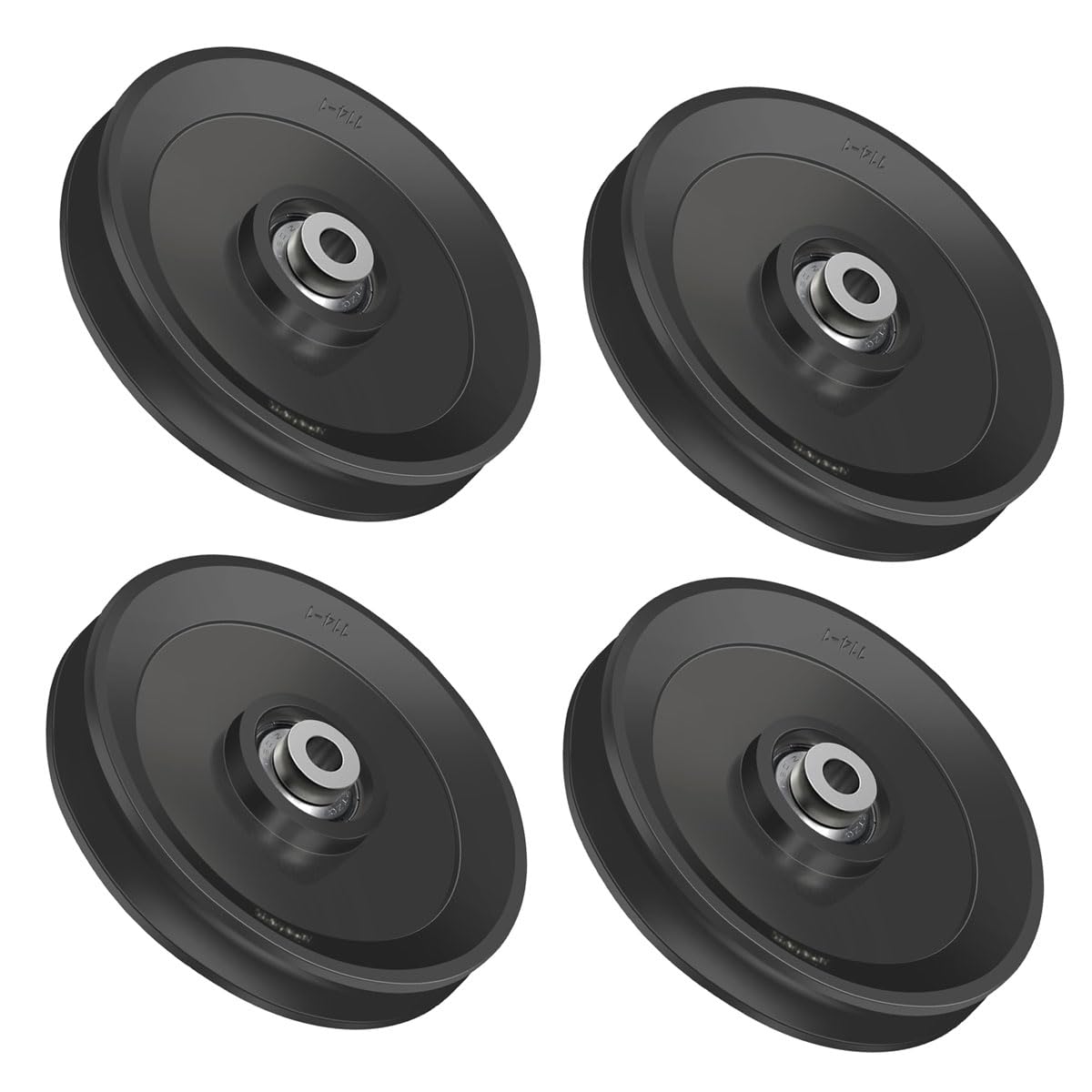 Rueda de polea de rodamiento de nailon, sistema de polea de gimnasio, poleas de ejercicio para puerta de hombros, material de nailon, sistema de polea de cable, fácil de instalar y silencioso