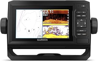Garmin Echomap Plus 64Cv with Transducer, 6" Chartplotter/Sonar Combo with CHIRP Traditional And ClearVu Scanning Sonar Transducer and Built In BlueChart G2 Coastal Charts