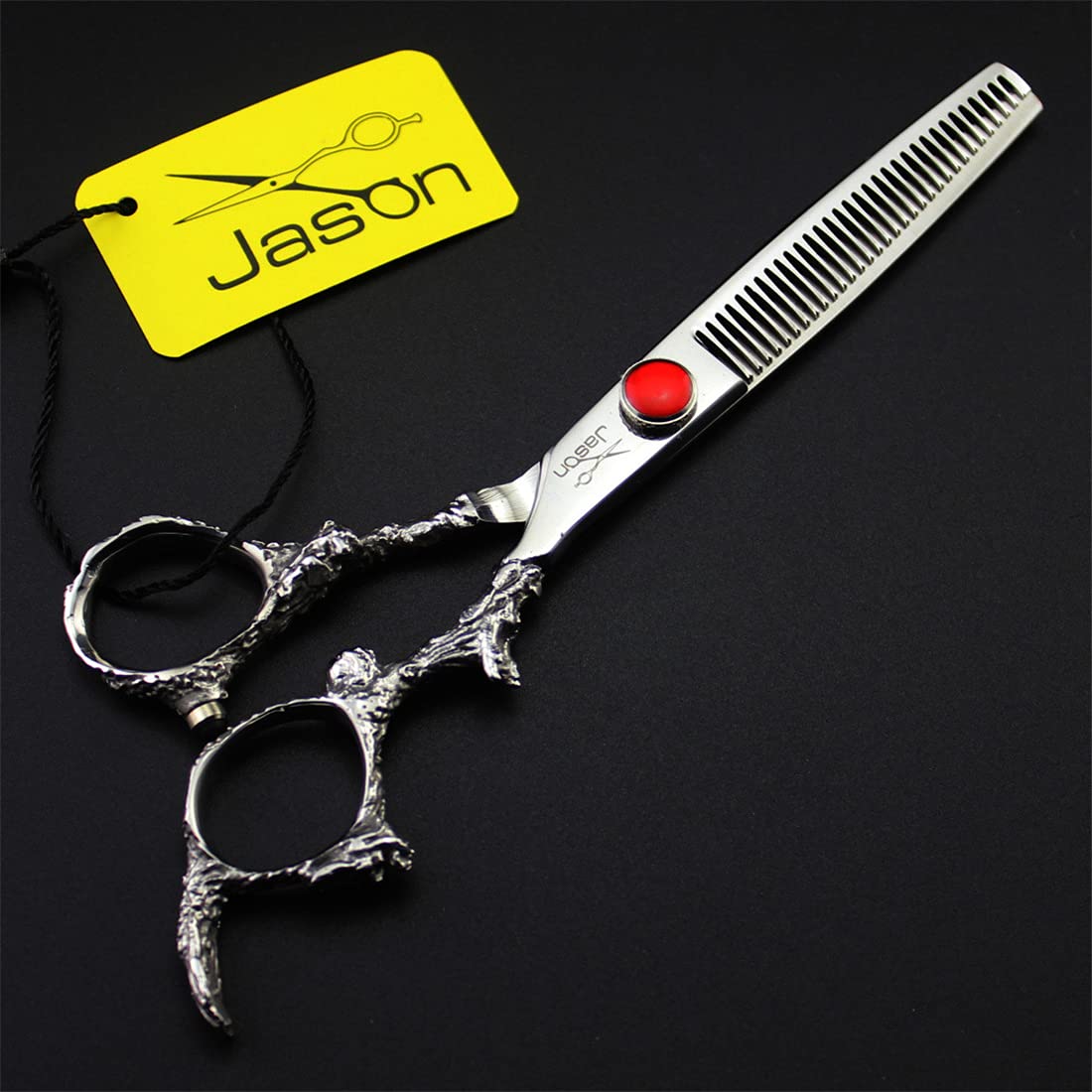 Ciseaux À Couper Les Cheveux De 6,0 Pouces, Kit Ciseaux De Coupe De Cheveux KIT Amincissement Kit De Cisailles pour Salon Barbier, Hommes, Femmes, Enfants Et Adultes