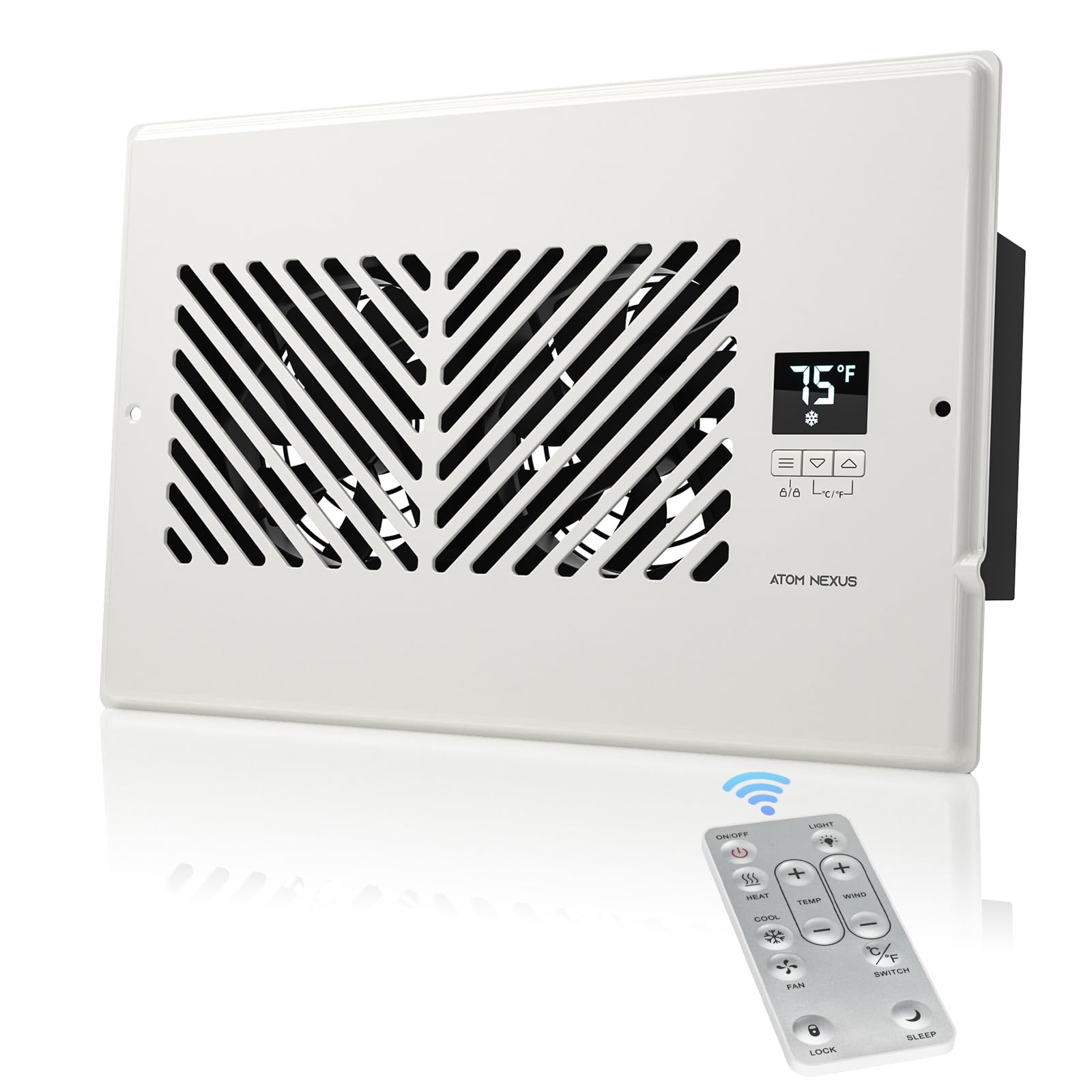 Amazon.com: ATOM NEXUS Register Booster Fan Fits 6”x10” Register
