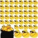 48 Pcs Bulk Sunglasses Rubber Duck Cool Duck with Sunglasses, Gold Chain Rubber Duck Baby Shower Floating Bathtub Toys Birthday Party Favors Carnival Gifts Decorative Gifts with Storage Bag