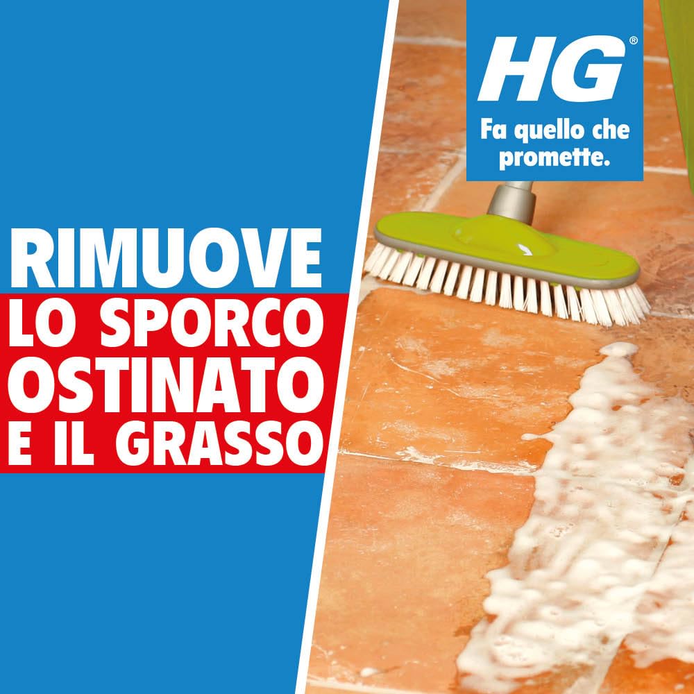 HG Pulitore Forte n. 87 Detergente Concentrato per Rimuovere Grasso 1 Litro
