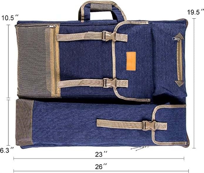 Miniatura 2 de TRANSON Art Portfolio Case Artist Mochila Bolsa de lona grande 26" x 19.5"