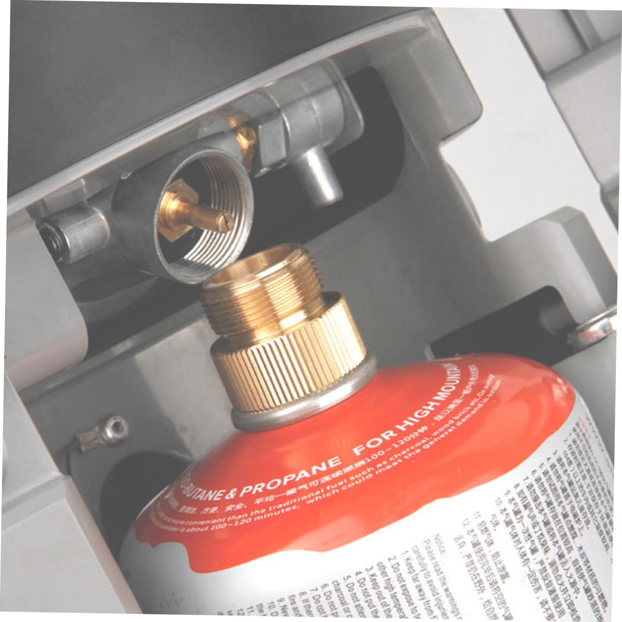 NULYLU Outdoor Propane Filling Valve Gas Tank Adapter for Propane Camping Stove Safety Shut-off