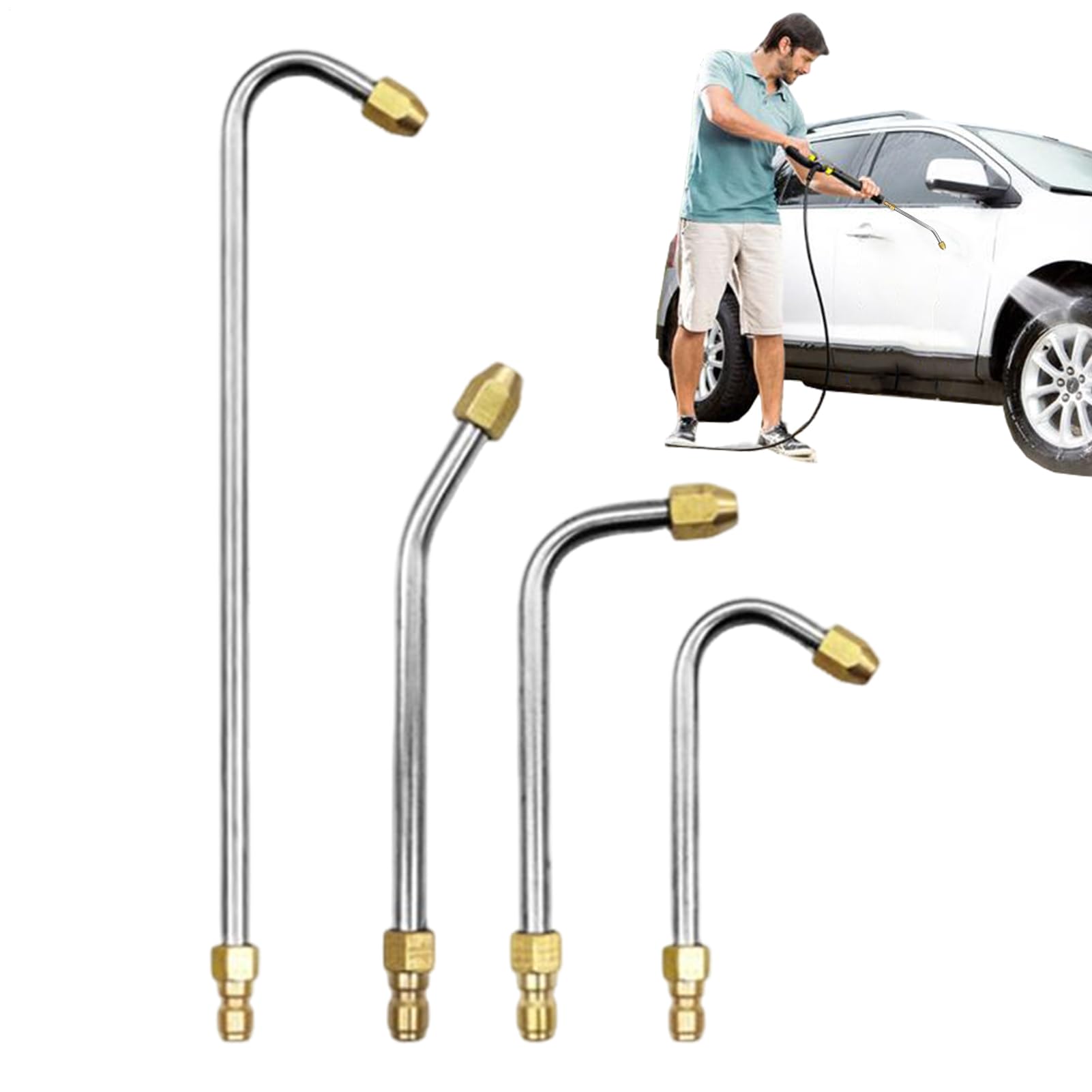 Tige d'extension pour nettoyeur haute pression idéale pour terrasses et gouttières
