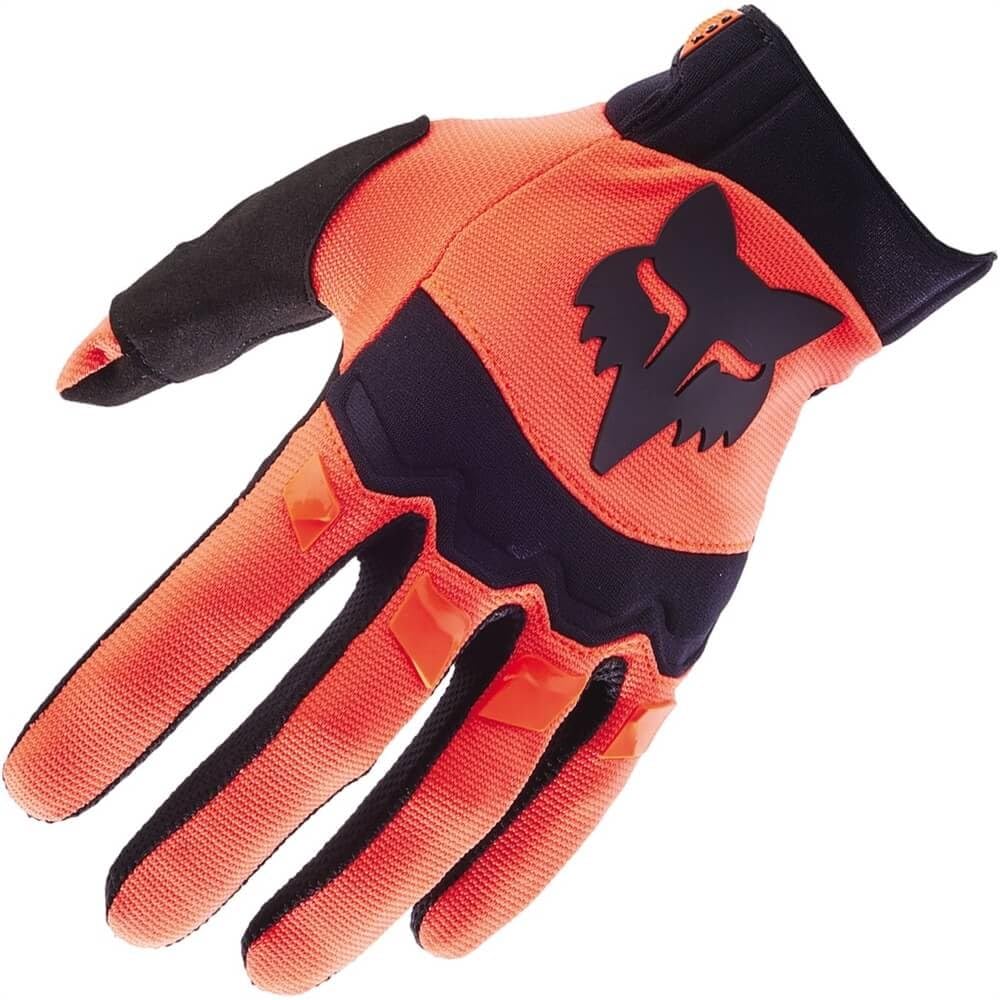 Fox Racing Dirtpaw Motorcycle Gloves | Orange/Black - Picture 8 of 14