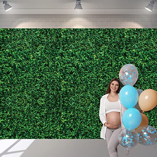 Tatuo 6 piezas 9 x 4.5 FT Fondo de hojas verdes para fotografía miniatura 5