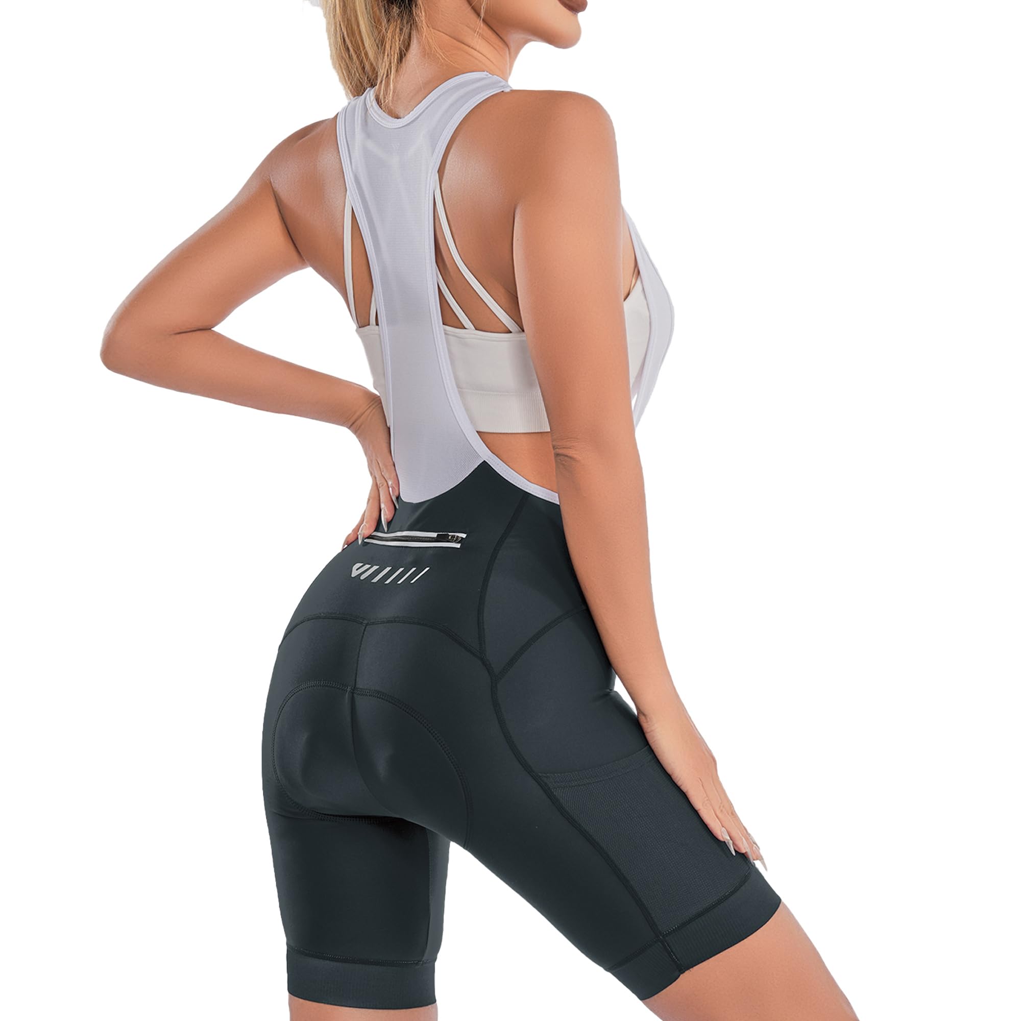 Lo.gas Cycling Bibs Women Padded Bike Shorts