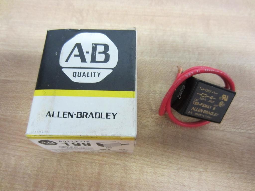 Allen-Bradley 199-FSMA1 Surge Suppressor, Resistor-Capacitor, 12 - 120VAC, For 700-P, -PH, -PK, -N, -F, and -R Relays