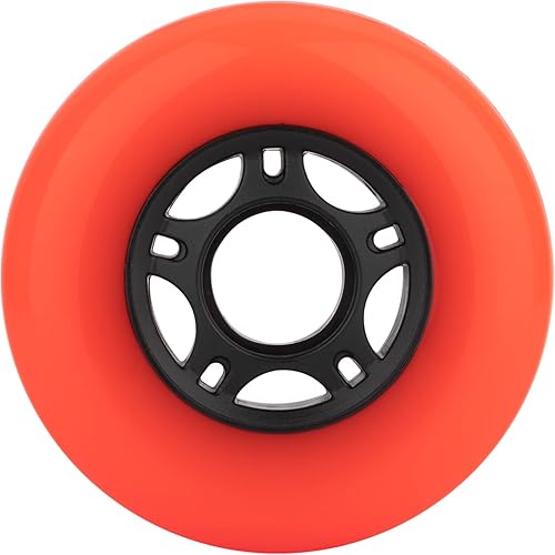 Miniatura 3 de WHEELCOME Paquete de 8 ruedas de patinaje en línea para interiores y exteriores, ruedas de hockey 85A, ruedas de hockey de 2.520 in, 2.756 in, 2.835