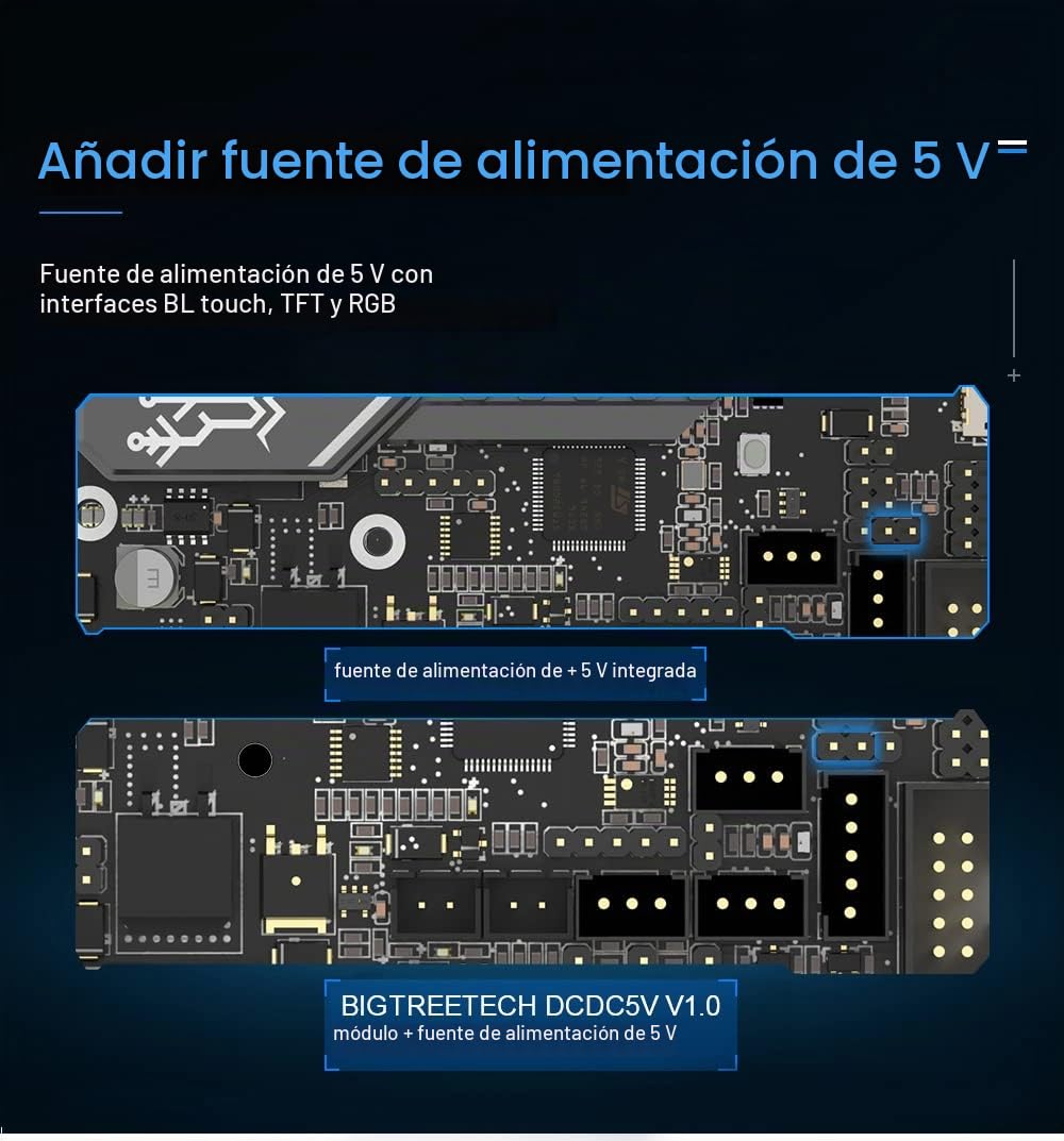 BIGTREETECH SKR Mini E3 V3.0 para Creality Ender 3 Silent Mainboard Actualización 3D Impresora 32 Bits Tablero de Control TMC2209 Controlador de Motor Paso a Paso para Ender 3 v2 Pro Ender 5 CR10