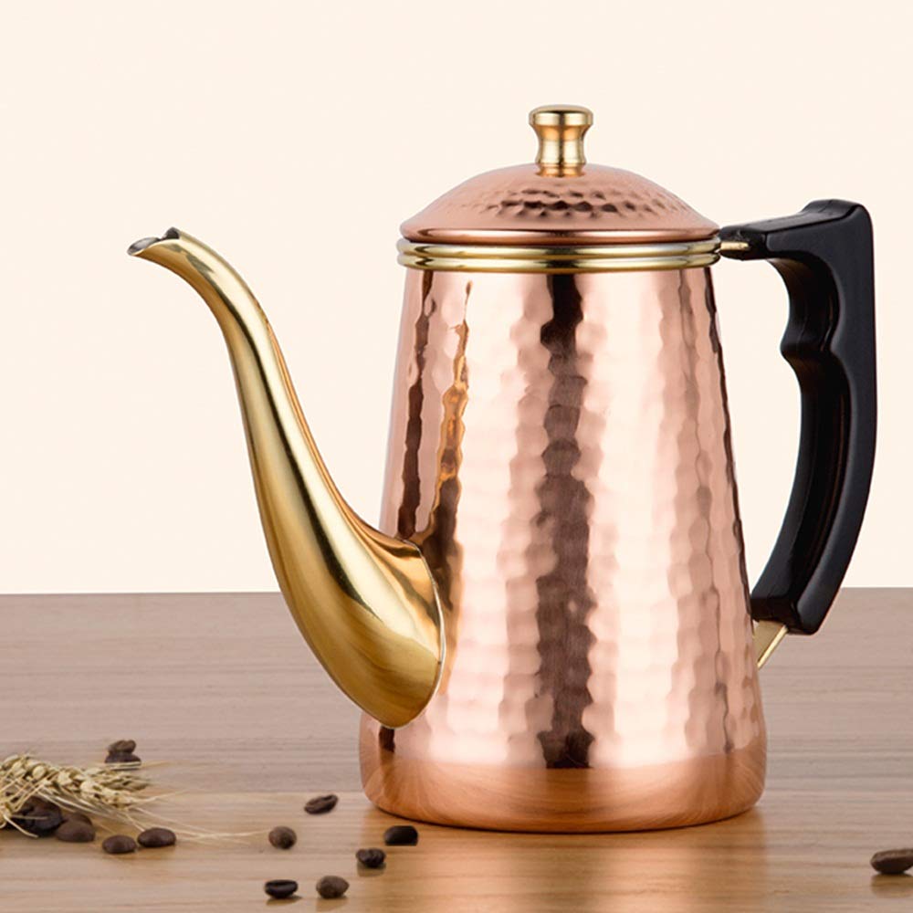 Amazon | コーヒー ドリップ ポット 手作りの銅はスパウトコーヒー