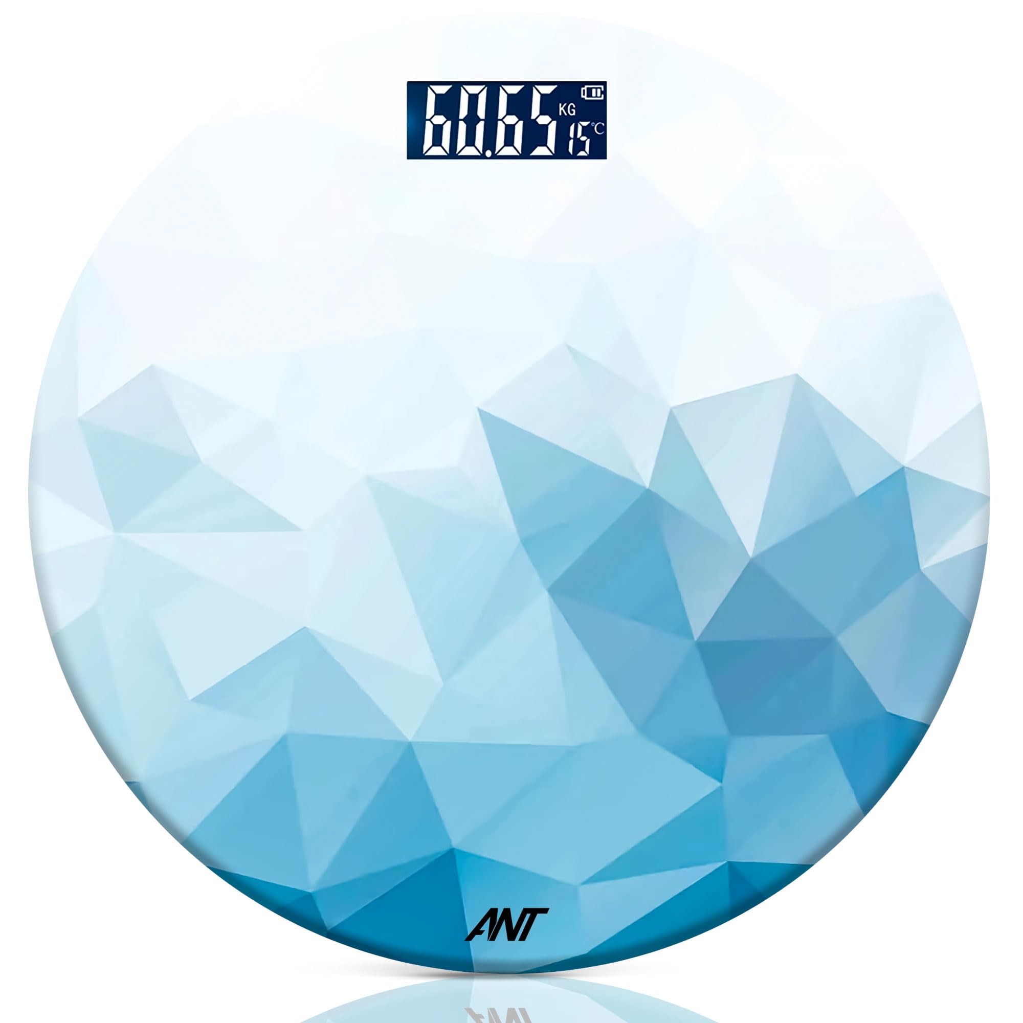 ANT Flora Sapphire Digital Bathroom Scale for Body Weight Highly Accurate Weighing Machine Compact Size LED Display High Standards Sturdy Tempered Glass Conversion Switch 30 Months Warranty_ Sapphire-image-8