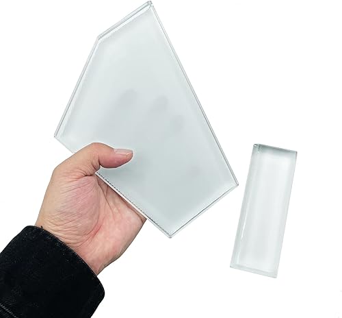 Miniatura 5 de Ismosm Sublimation Crystal Blanks, Two Pack Glass Plaque Blanks for Sublimation Award Plaque, Picture Frame, Sublimation Gifts, Crystal Tabletop
