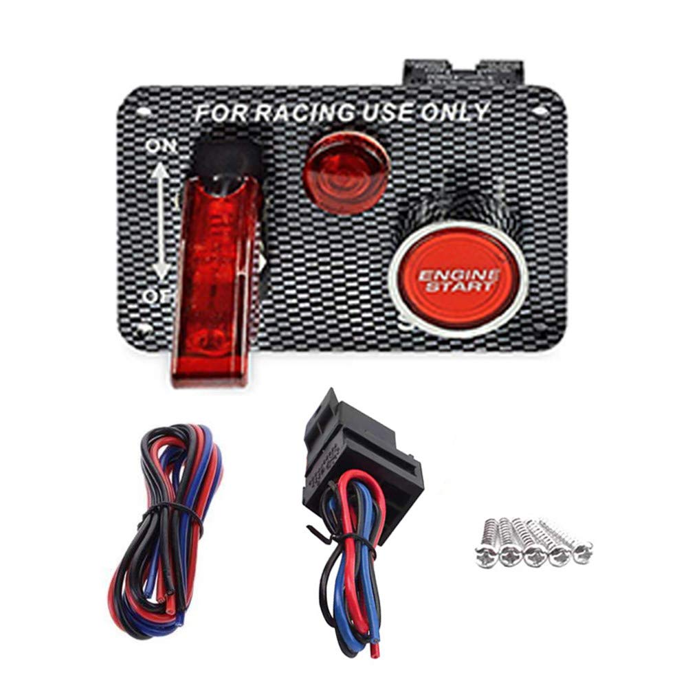 Buy 12V Ignition Switch Panel, Race Car Ignition Switches with Push