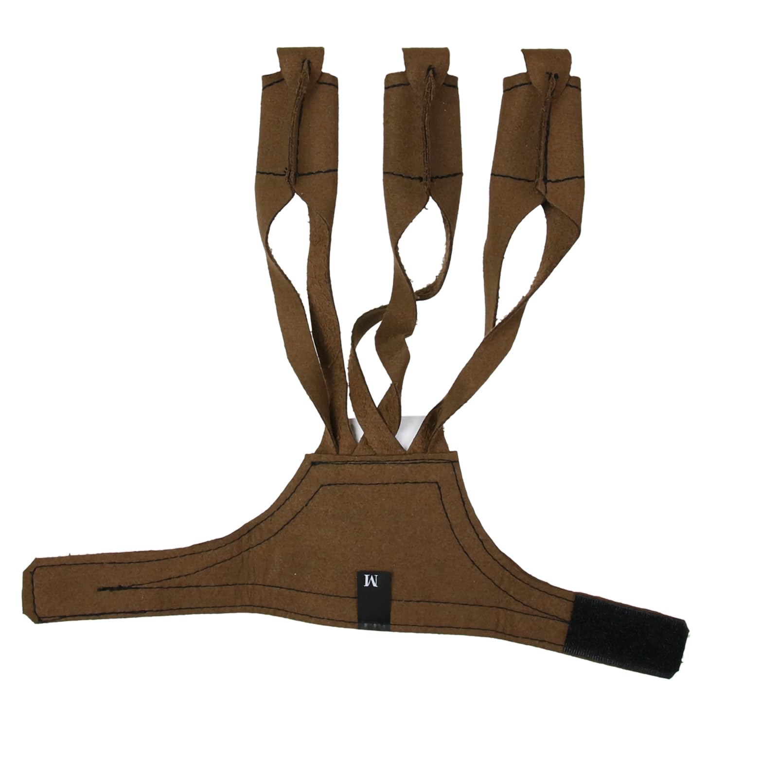 Jackalope Cross X minimalistischer Schießhandschuh aus Microfaser | doppelt verstärkte Fingerkuppen, atmungsaktiv und wasserabweisend, Klettverschluss am Handgelenk
