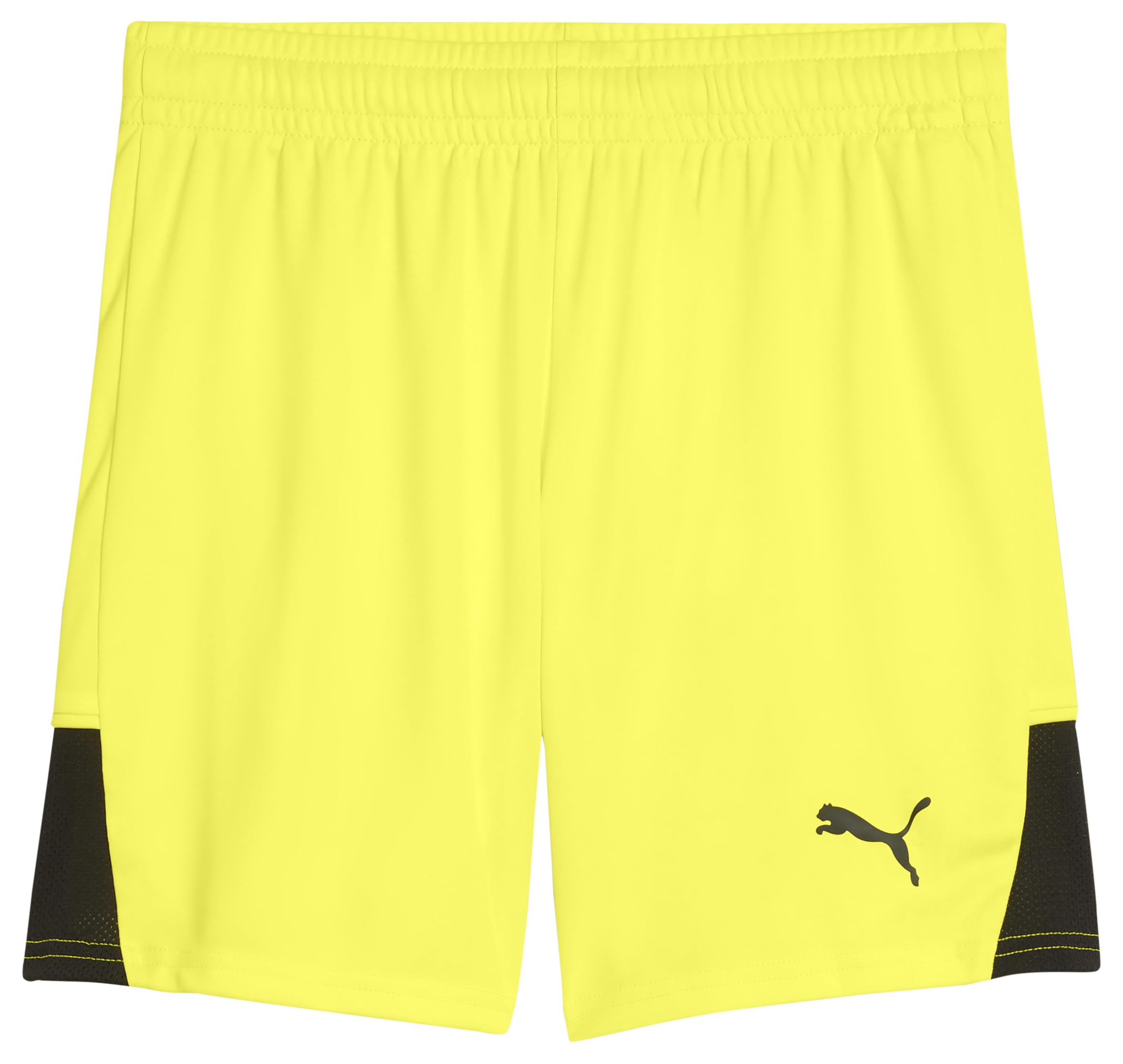Puma Teamliga26 Shorts Jr, Yellow Burst-Puma Black-Puma Black