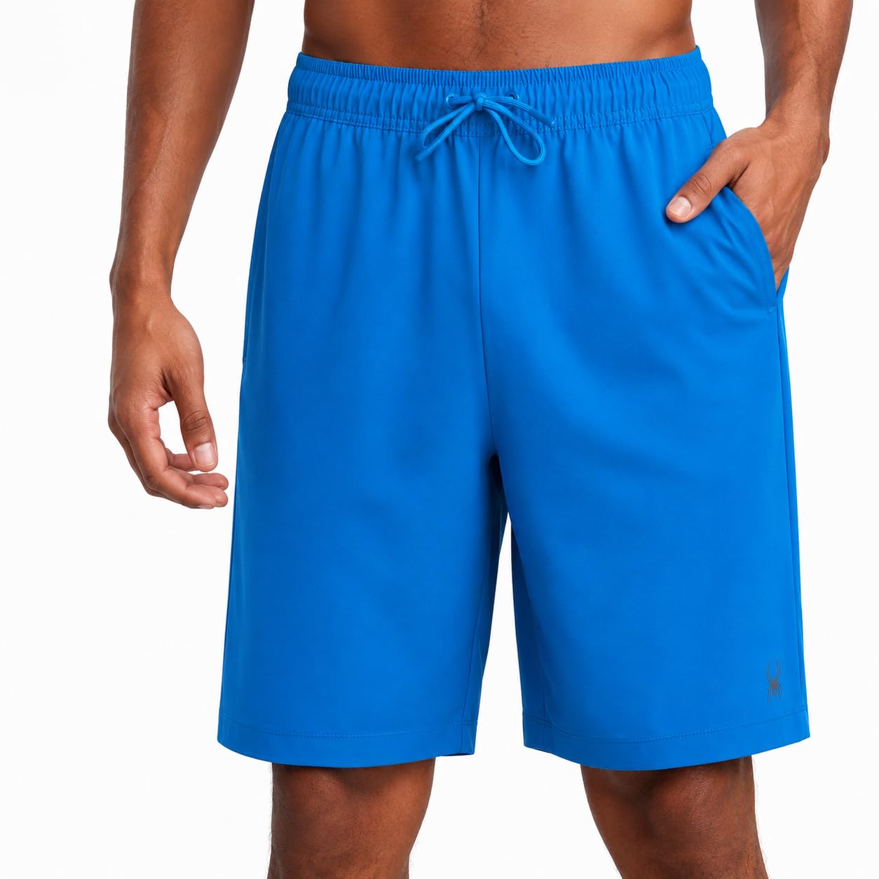 Spyder Mens Athletic Shorts - 8" Inseam Lightweight Active Stretch Quick Dry Woven Workout Shorts for Men for Gym and Running, Cobalt, 32