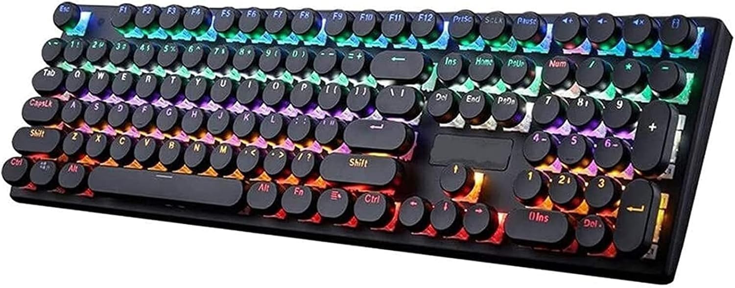 XIUNYIE Wired Mechanical Gaming Keyboard and Mouse Combo 104key Anti-ghosting RGB Backlit with Blue Red Switch US/RU Layouts