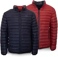 Jaqueta Puffer Goose Down Dupla Face Pluma Ganso Masculina Kailash