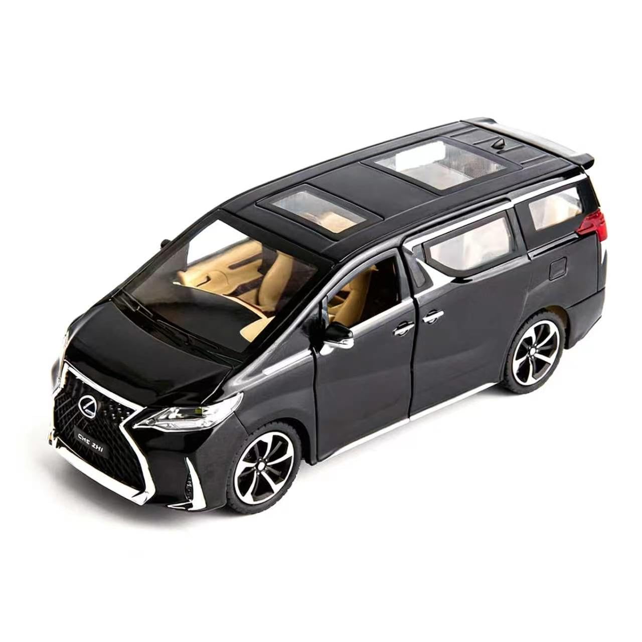 Amazon.com: WAKAKAC Model Car 1/24 LM300 MPV Alloy Pull Back Metal