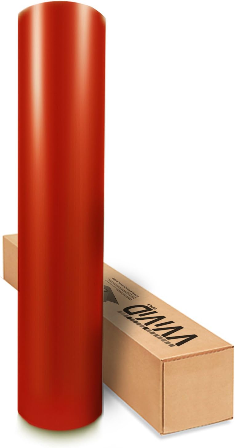 VViViD Matte Blood Red Vinyl Wrap Roll with XPO Air Release Technology (3ft x 5ft)
