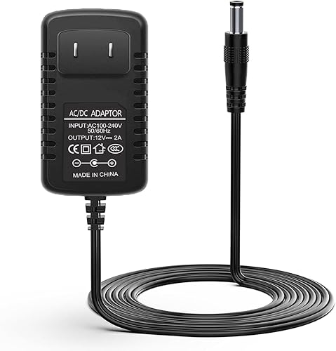 Adaptador de 12V 1A Max 2A Salida de fuente de alimentación 100mA ~ 2000mA Compatible con Yamaha PA-130 Piano Digital Piano Portátil Serie Cargador