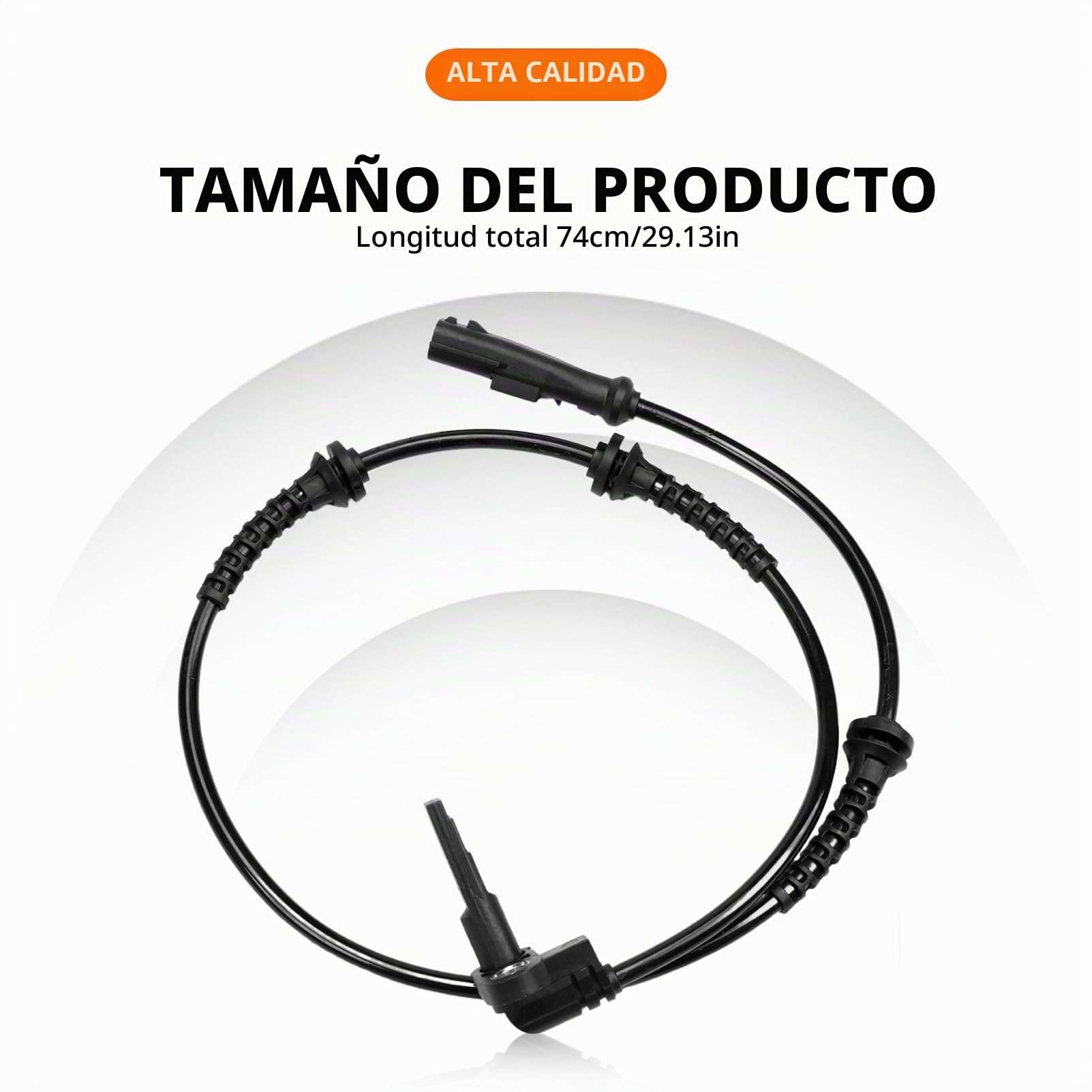 2 sensores ABS delantero izquierdo y derecho delantero para M-g-e III 2008-2021 Grand Scénic III 2009-2021 Duster 2010-2021 Fluence 2010-2021 479109155R