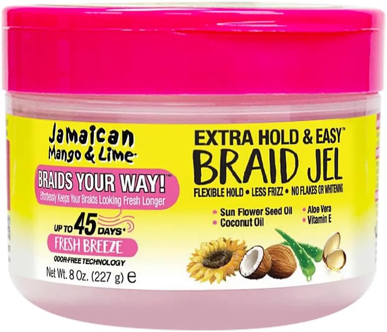 Jamaican Mango and Lime Extra Hold and Easy Braid Jel 8 oz