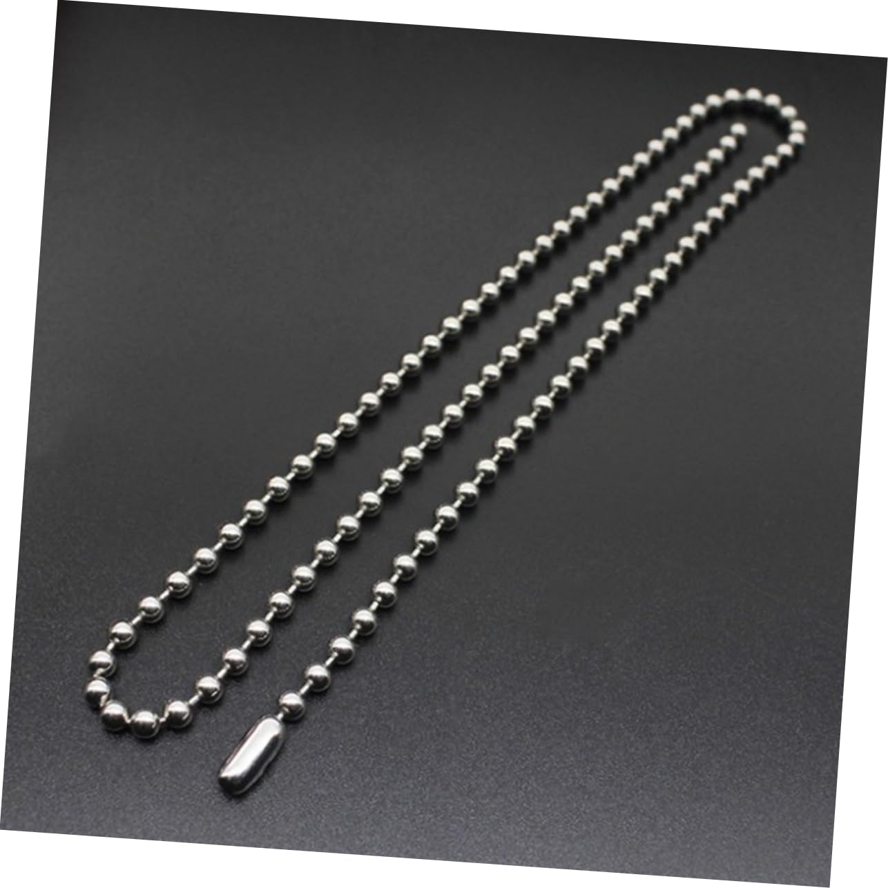 AUTSUPPL Stainless Chain for Dog Tags Style Necklace Keychain Beads Ball Chain Length