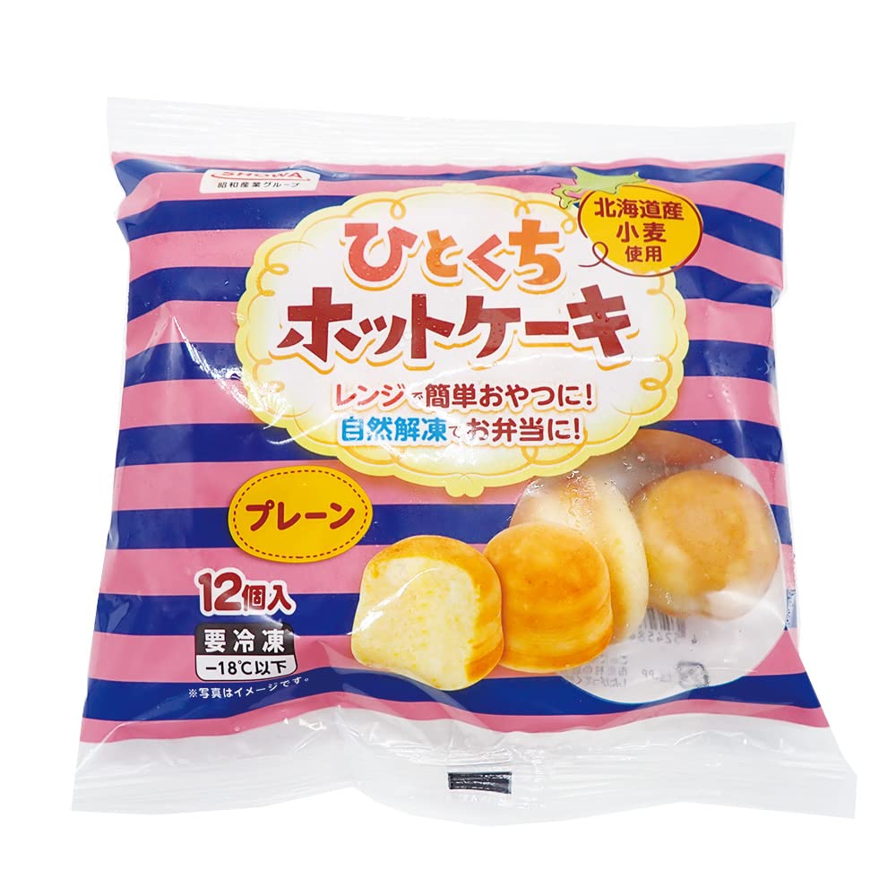 Amazon.co.jp: [冷凍] 昭和冷凍食品 ひとくちホットケーキ（プレーン