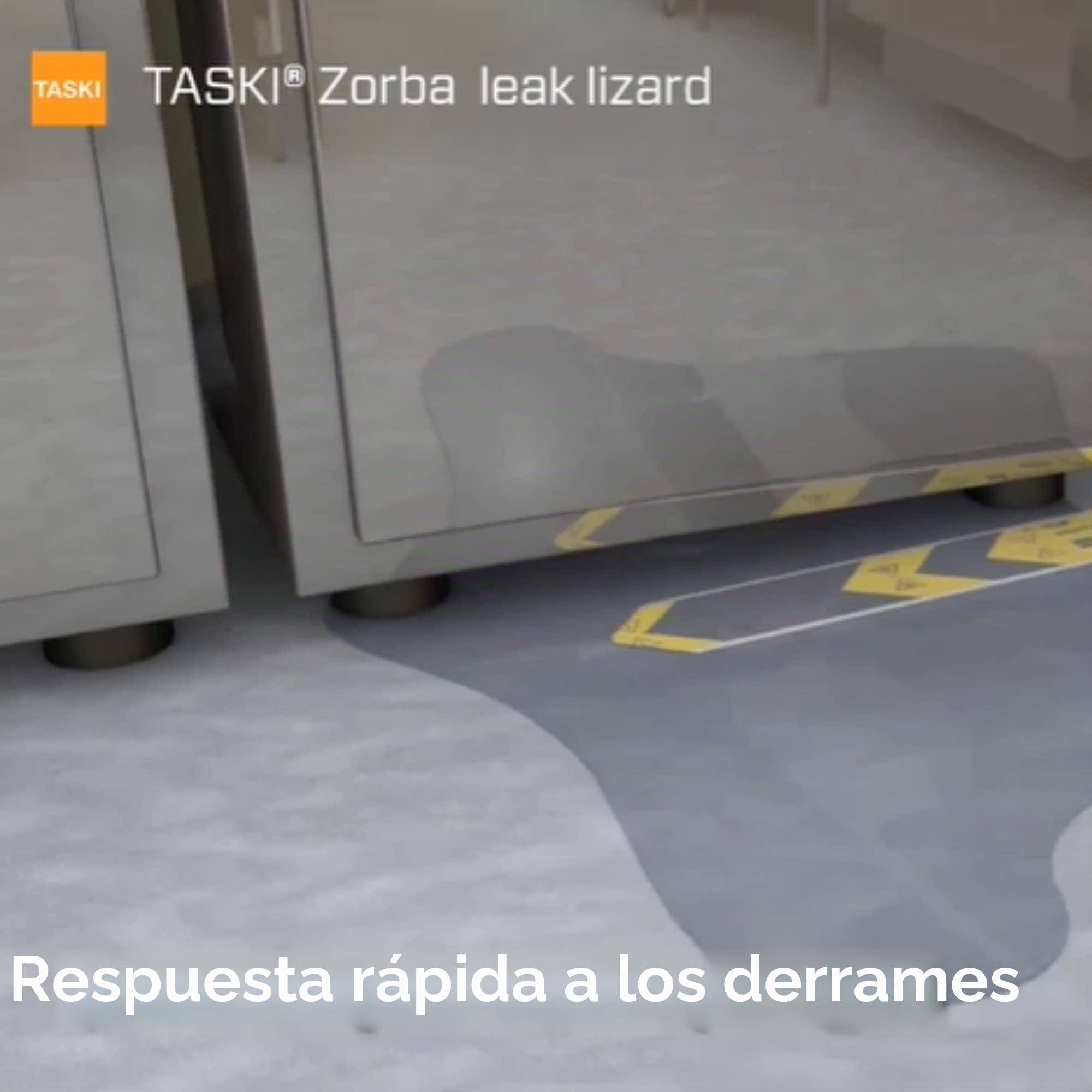 TASKI 7523269 Diversey Zorba - Tiras de contención de derrames de lagarto, en caja