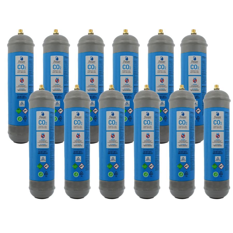 Bombola da 600 gr usa e getta impiegata negli erogatori di acqua frizzante con attacco M11x1 compatibile con quasi tutti i frigo gasatori