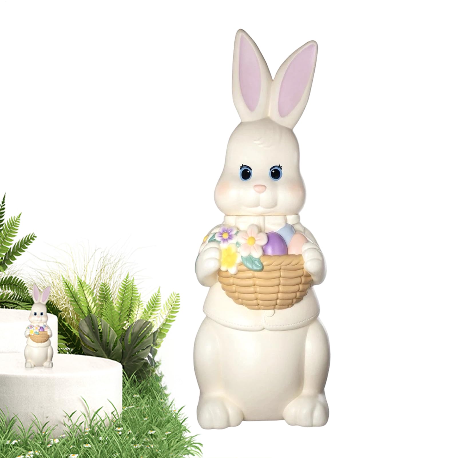 Figurines lapin de Pâques en résine résistante pour en finir avec la déco cassante