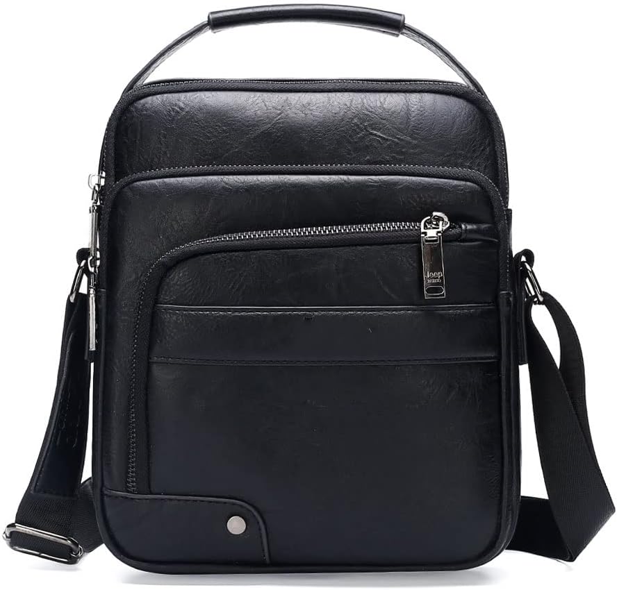 Business Crossbody Tote Bags Man Leather Bags Male Cow Split Leather Handbag Messenger for Men